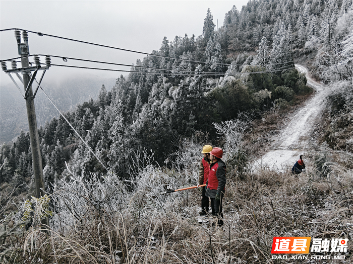 0124国网道县供电公司：迎寒而上 奋战防冻融冰一线01_副本1.jpg
