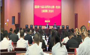 视频 | 道县十九届人大一次会议主席团第三次会议召开