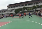 绽放激情 点燃梦想——道县清塘镇中心小学举办第一届六年级篮球联赛活动
