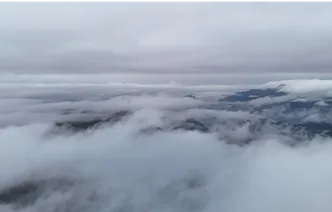 道县：两界山现云海奇观 冰雪消融如仙境