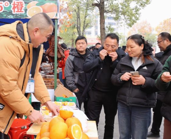 视频|道州脐橙亮相永州年货节 供销新机制助力乡村振兴