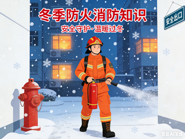 冬季防火莫大意，消防知识要牢记！