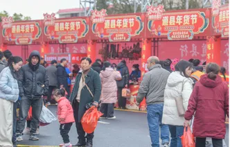 湖南道县：年货节里年味浓 春风送岗促就业