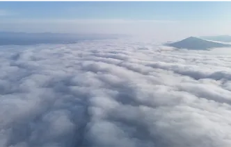 道县：久雨初晴现云海