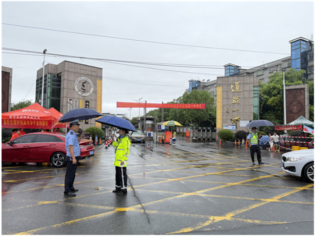 道县公安交警全力护航2026年高考