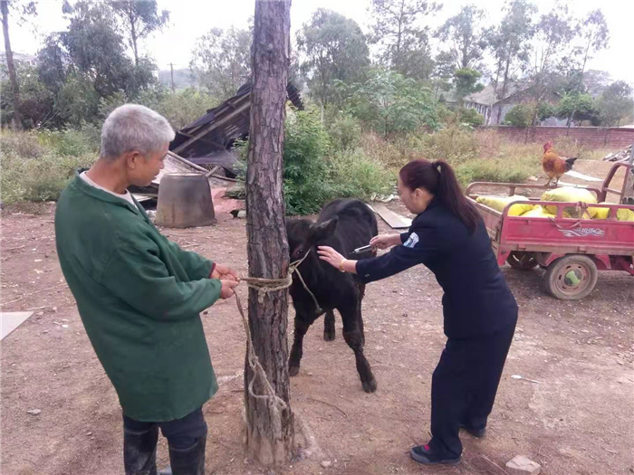 0426道县畜牧水产事务中心：进村入户打春防,养殖技术送到家02.jpg