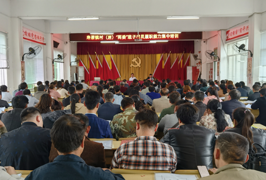 道县寿雁镇：村（居）“两委”干部集中培训 提高履职能力服务群众