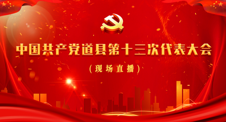 （現場直播）中國共產黨道縣第十三次代表大會