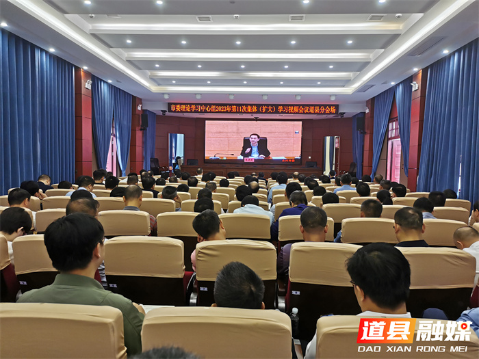 道县组织收听收看市委理论学习中心组2023年第11次集体（扩大）学习视频会议1_副本.jpg