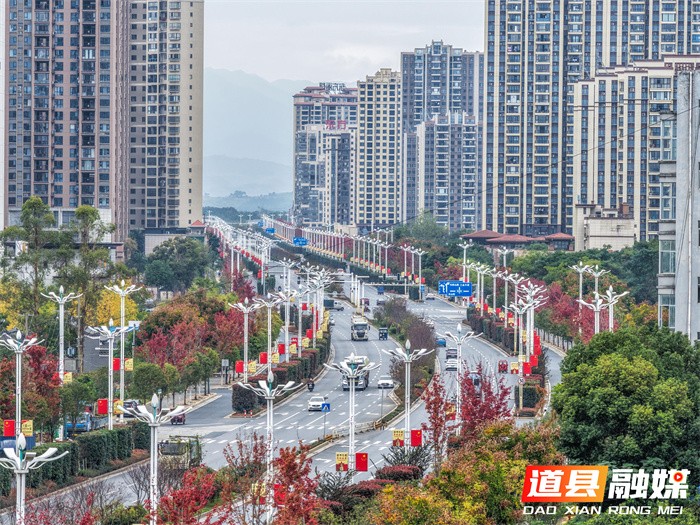 1107(组图新闻)道县:车在画中行 (1)6_副本.jpg