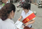 国寿财险道县支公司开展防范非法金融宣传活动