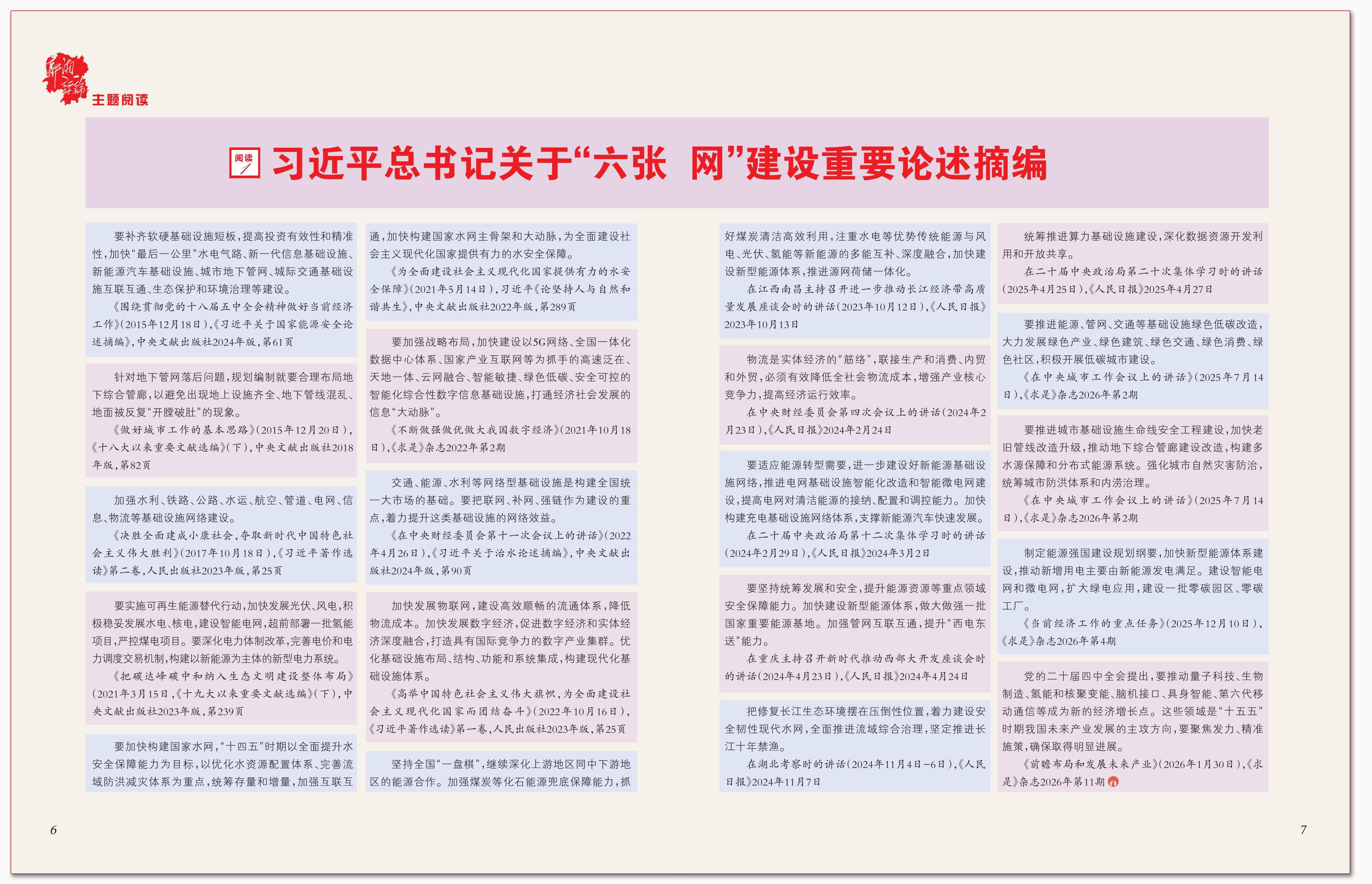 习近平总书记关于“六张网”建设重要论述摘编.png 习近平总书记关于“六张网”建设重要论述摘编.png