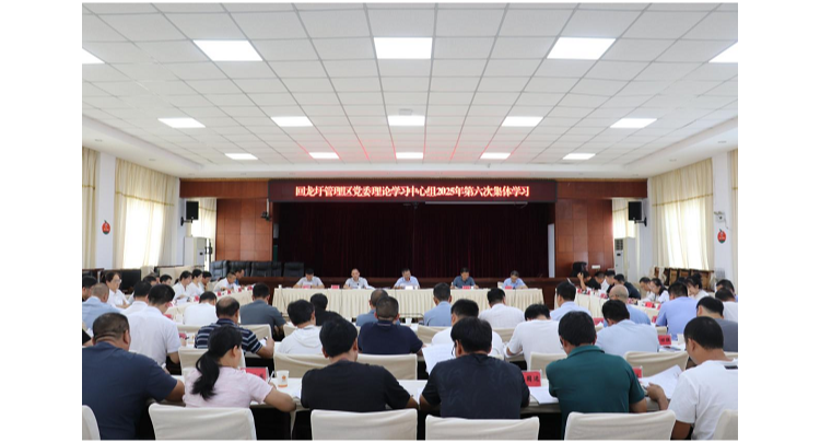 回龙圩管理区召开党委理论学习中心组2025年第六次集体学习
