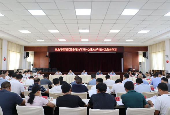 回龙圩管理区召开党委理论学习中心组2025年第六次集体学习