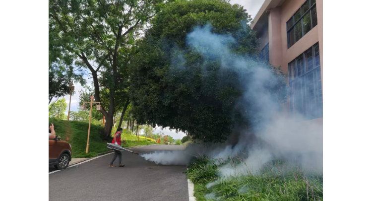 回龙圩管理区：前置消杀除“四害” 筑牢少儿运动健康防线