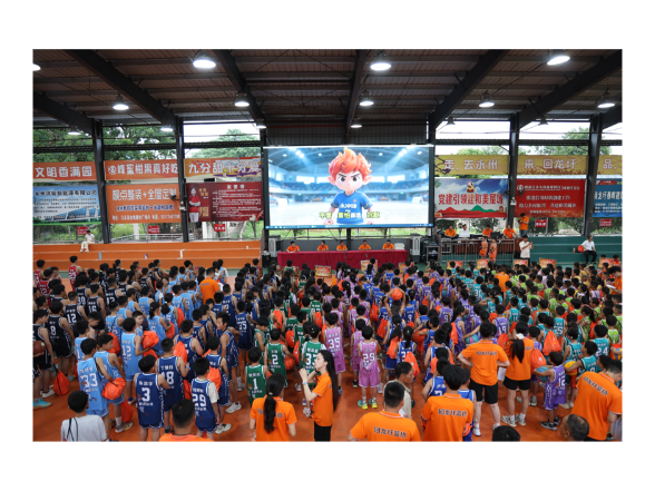 回龙圩管理区工会篮球公益托管班火热开班