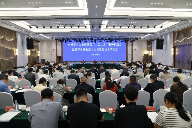 全市人大系统落实“三会三文”精神推进会暨新任乡镇街道人大主要负责人培训会召开