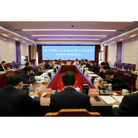 省十四届人大常委会第十九次会议举行列席代表座谈会 为制定和实施好“十五五”规划彰显代表之为