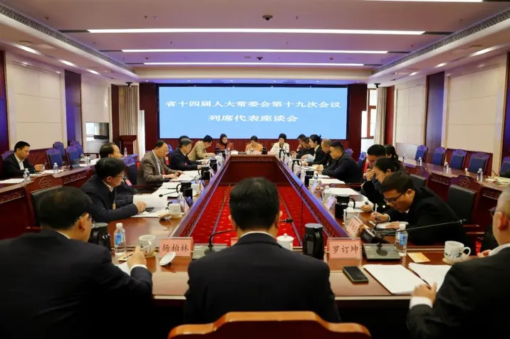 省十四届人大常委会第十九次会议举行列席代表座谈会 为制定和实施好“十五五”规划彰显代表之为
