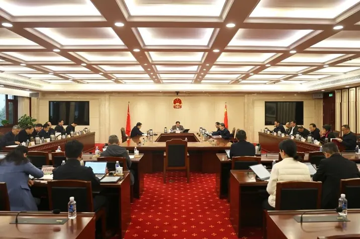 张剑飞主持召开湖南省人大常委会党组2026年第1次会议