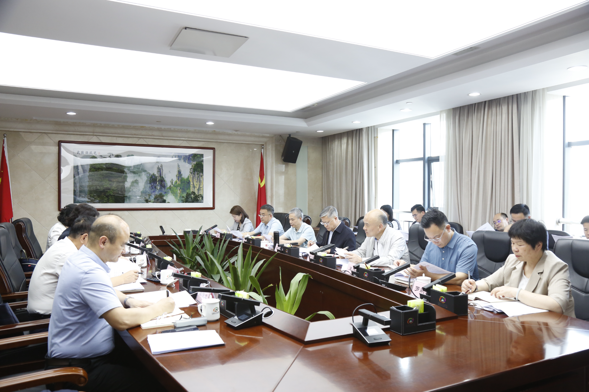 胡旭晟在督办重点处理建议时强调：聚力支持张家界建设入境旅游标杆城市