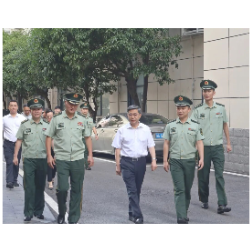 王晓科慰问驻省人大常委会机关武警官兵