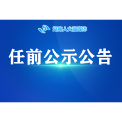 任前公示