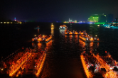 夜游浩江湖，邂逅千年浪漫！2025年益阳文旅大会“洞庭秋月”主题实景秀引客点赞