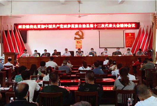 西岩镇传达贯彻中国共产党城步苗族自治县第十三次代表大会会议精神