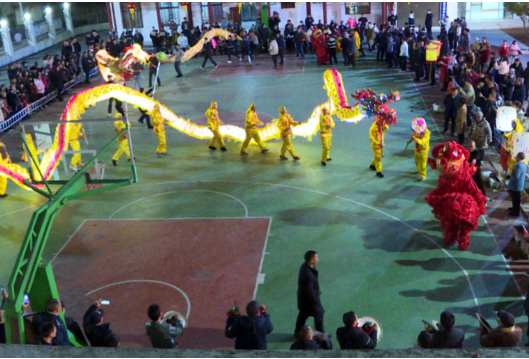威溪乡举行“龙狮闹新春”展演活动