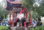 蓝山县第一中学举行雷锋亭揭幕仪式