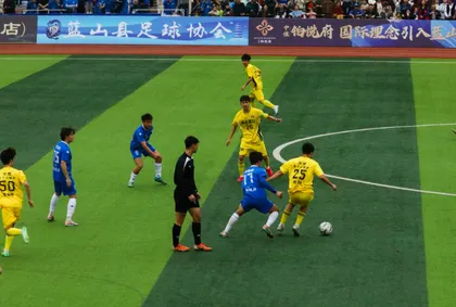 组图丨蓝山：以球会友  驰骋赛场