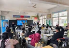 蓝山县交警大队联合县教育局到太平学校开展校车安全培训