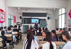 蓝山县大麻学校开展考前减压心理团辅活动