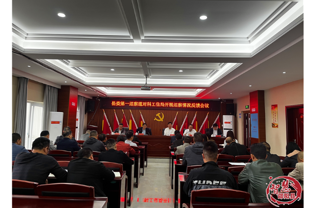 邵阳县委第一巡察组向县科技和工业信息化局反馈巡察情况