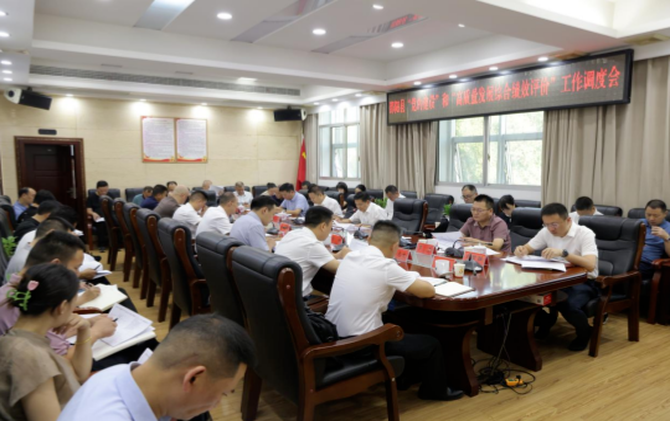 袁胜良专题调度“党的建设”和“高质量发展综合绩效评价”工作