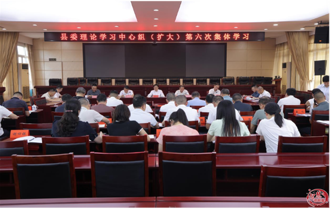 县委理论学习中心组（扩大）举行2025年第六次集体学习
