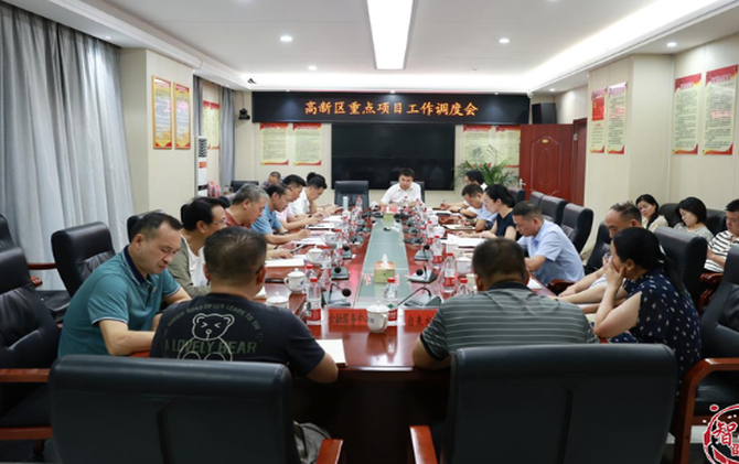 周玉祥到高新区调研重点项目工作