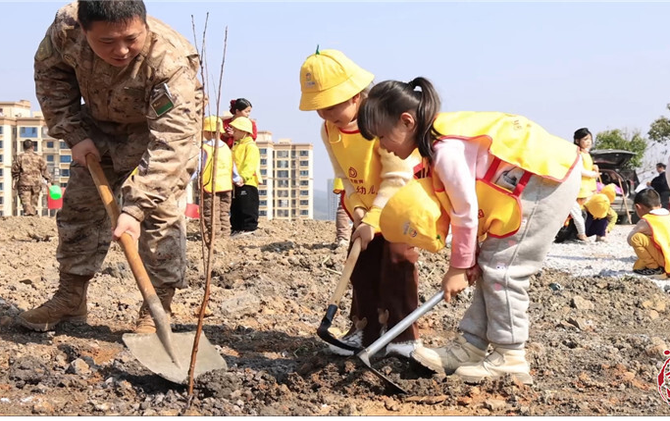 干群携手添新绿 邵阳县开展集中义务植树活动