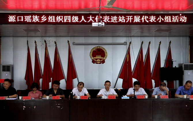 江永：源口瑶族乡组织四级人大代表进站开展代表小组活动