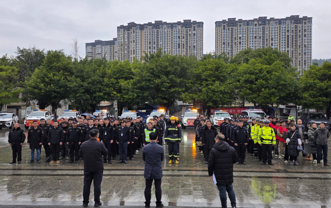 江永县开展烟花爆竹禁燃限放管控演练 护航新春平安