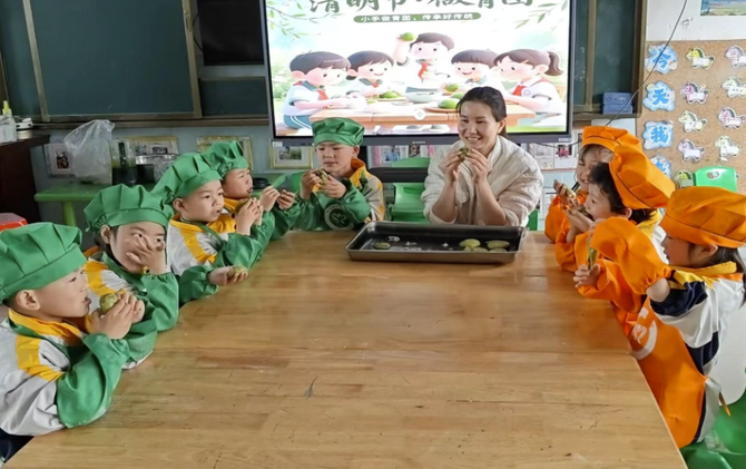 江永：小手做青团，浓情寄清明