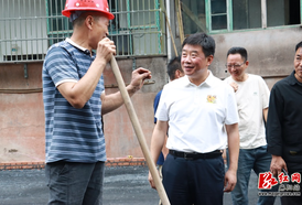 江涛赴石羊哨乡调研防汛备汛、产业发展、城镇建设等工作