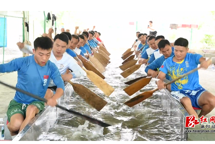 麻阳村民太拼！自建龙舟训练池 这波操作很硬核