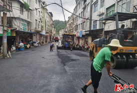 板栗树乡集镇道路升级改造工程全面完成