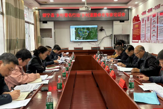 绥宁县召开“乡村著名行动”乡村道路命名专家论证会