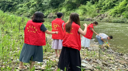 河口乡团委暑期行动：防溺宣传强思想 巡河护安筑屏障