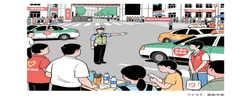 芙蓉国评论·时评漫画丨全社会护航高考：传递温度 守护公平