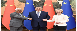 习近平会见欧洲理事会主席科斯塔、欧盟委员会主席冯德莱恩