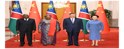 习近平同纳米比亚总统恩代特瓦会谈